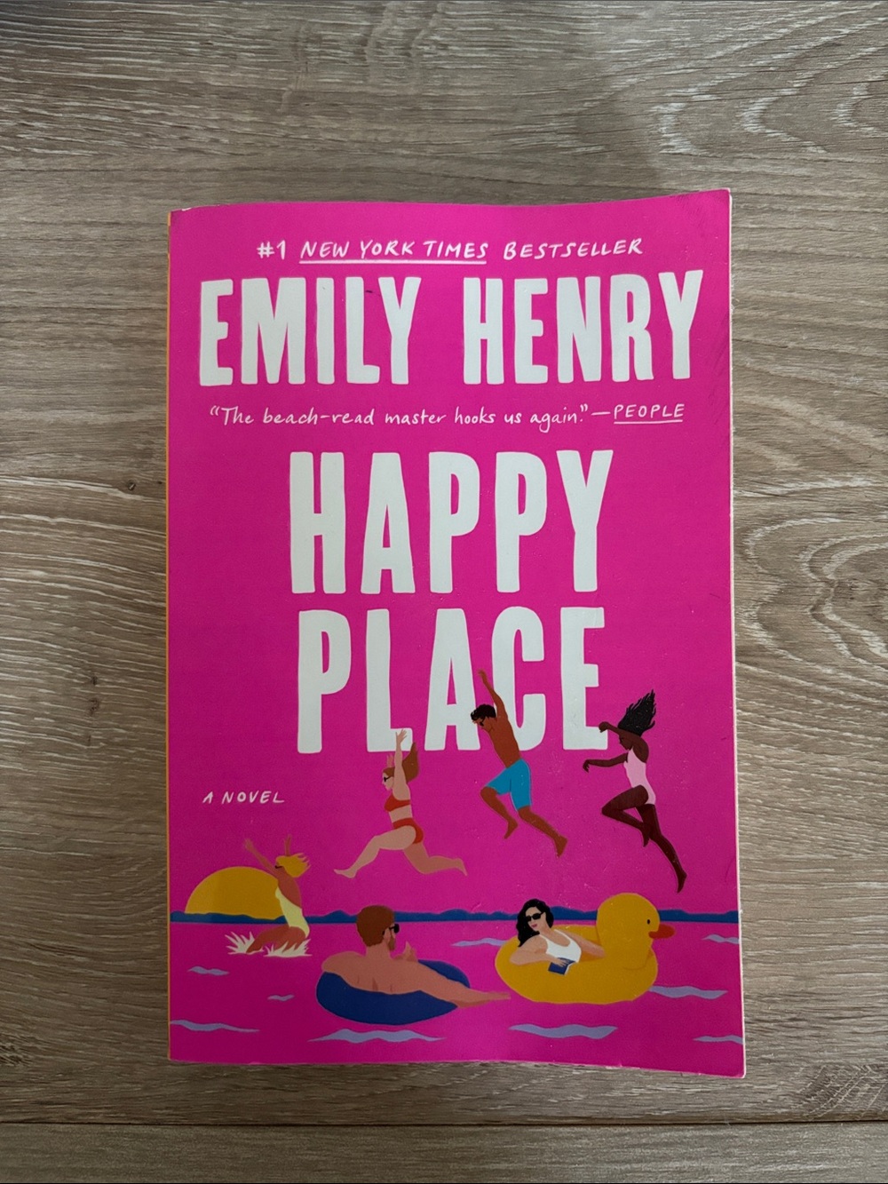 Original Penguin Paperback Book Back Cover - Bright Pink and Yellow Accent